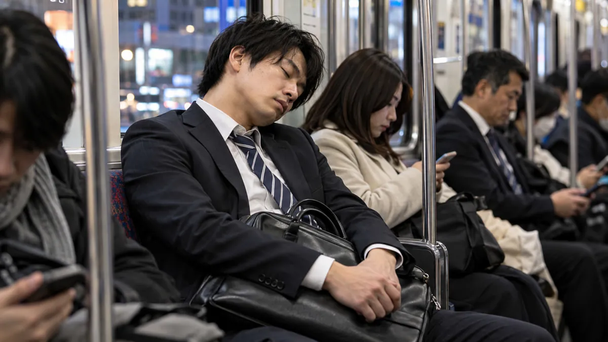 Tokyo’da düzenlenen yarışmada en sıra dışı uyku pozisyonuna da özel ödül verildi. (A Haber)