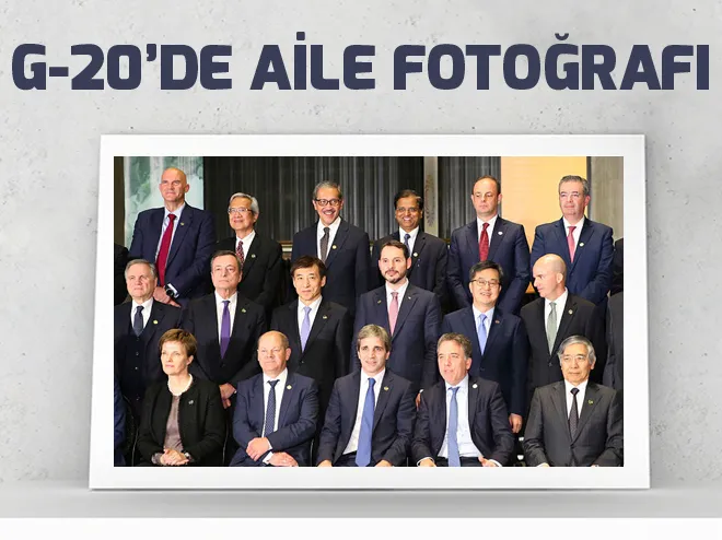 Hazine ve Maliye Bakanı Albayrak, G-20 aile fotoğrafı çekimine katıldı