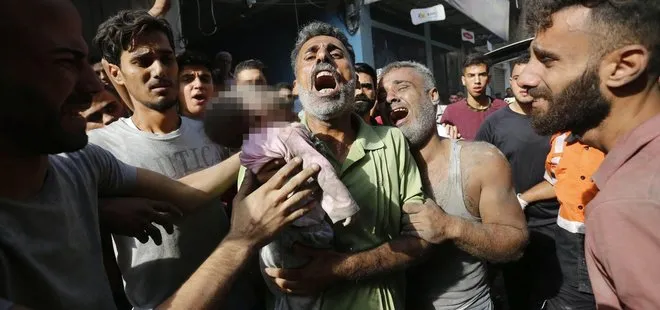 Gazze’de korku ve açlık kabusu! 10 ayda 16 bin 456 çocuk katledildi