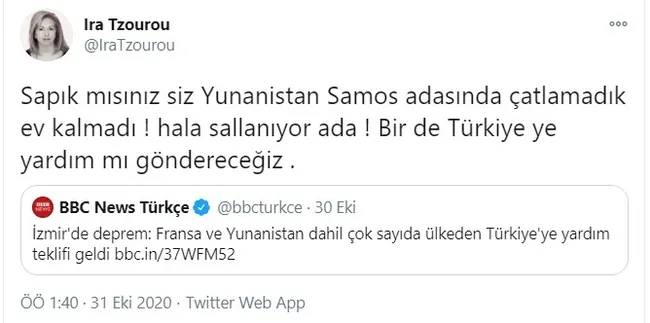 Kaçak Sevan Nişanyan’ın eşi Ira Tzourou Azerbaycan’ın zaferinden rahatsız oldu! Nefret paylaşımları - 5