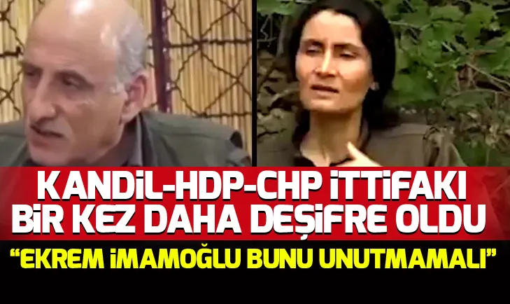 Sapık terörist başı Duran Kalkan ve Bese Hozat’tan Ekrem İmamoğlu’na destek