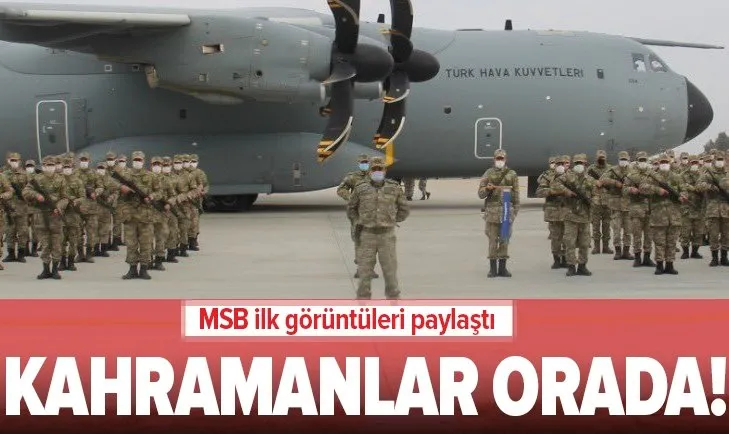 Son dakika | TSK Azerbaycan'da göreve başladı! İşte ilk görüntüler