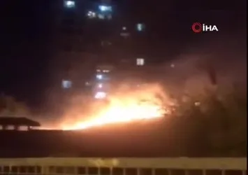 Pendik'te otluk alandaki yangın korkuttu
