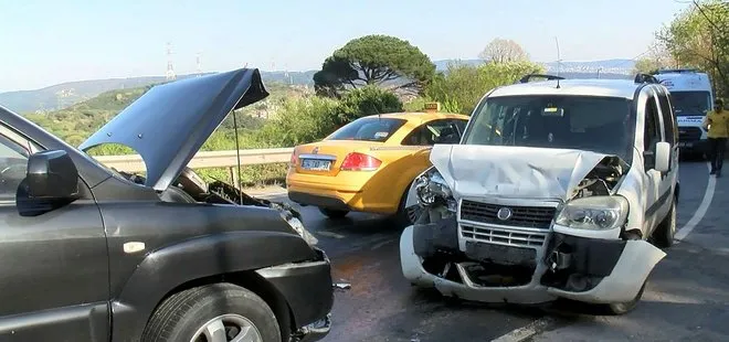 Sarıyer’de trafik kazası: 3 kişi yaralandı