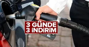 Benzin ve motorine bir indirim daha!