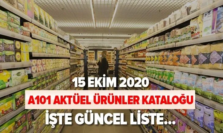 A101 15 Ekim 2020 aktüel ürünler kataloğu: Yeni kampanya dönemi sürprizlerle dolu! İşte güncel liste