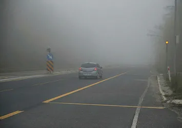 Bolu Dağı'nda sis hakim oldu