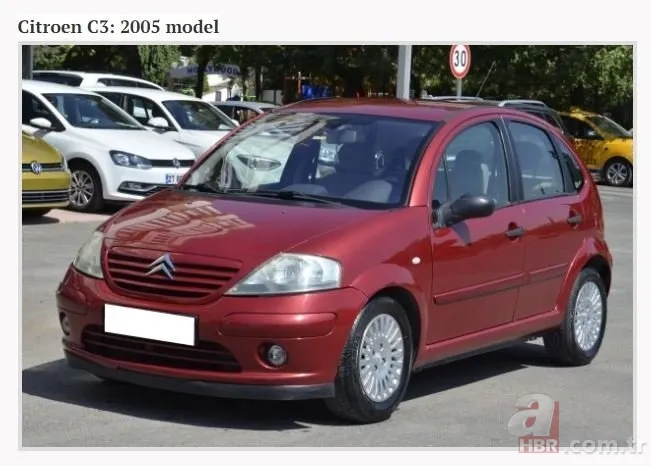 Yılın son ikinci el otomobil fırsatları! 20,30,40,50 bin TL'ye satılan ikinci el araba fiyatları... 13