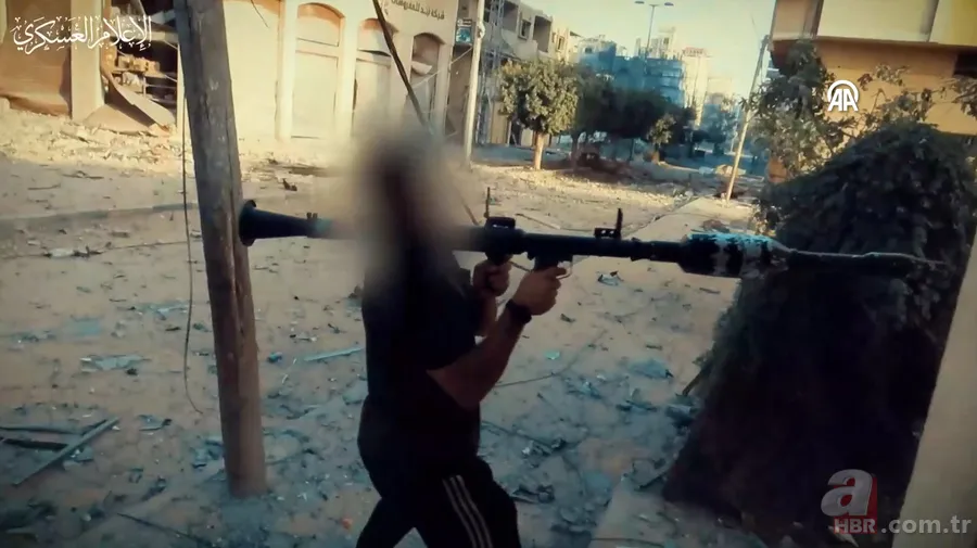 El Kudüs Tugayları Gazze'de katil İsrail'in tankını böyle imha etti! Cephe hattından sıcak görüntüler 24