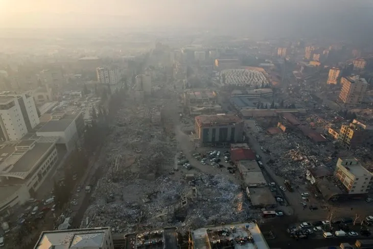 Kahramanmaraş’taki yıkım drone ile görüntülendi!