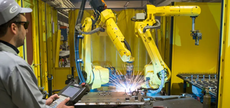 Kaynak yapan ilk robot çalışmaya başladı