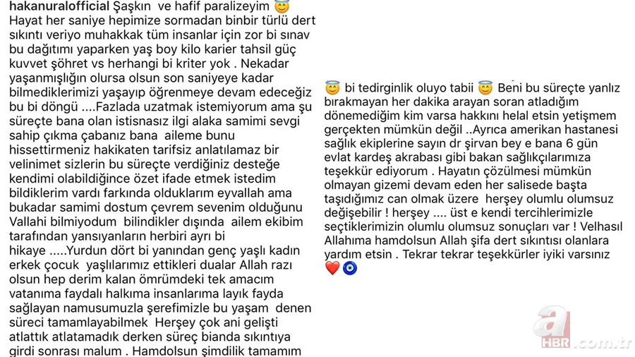 Hakan Ural hastalığı nedir, iyileşti mi? Hakan Ural son durum nedir? Hakan Ural'dan açıklama geldi! 11