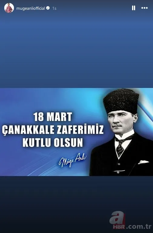 18 Mart Çanakkale Zaferi'nin 109. yıl dönümünde ünlülerden peş peşe paylaşımlar! Müge Anlı, Esra Erol, Ebru Gündeş... 2