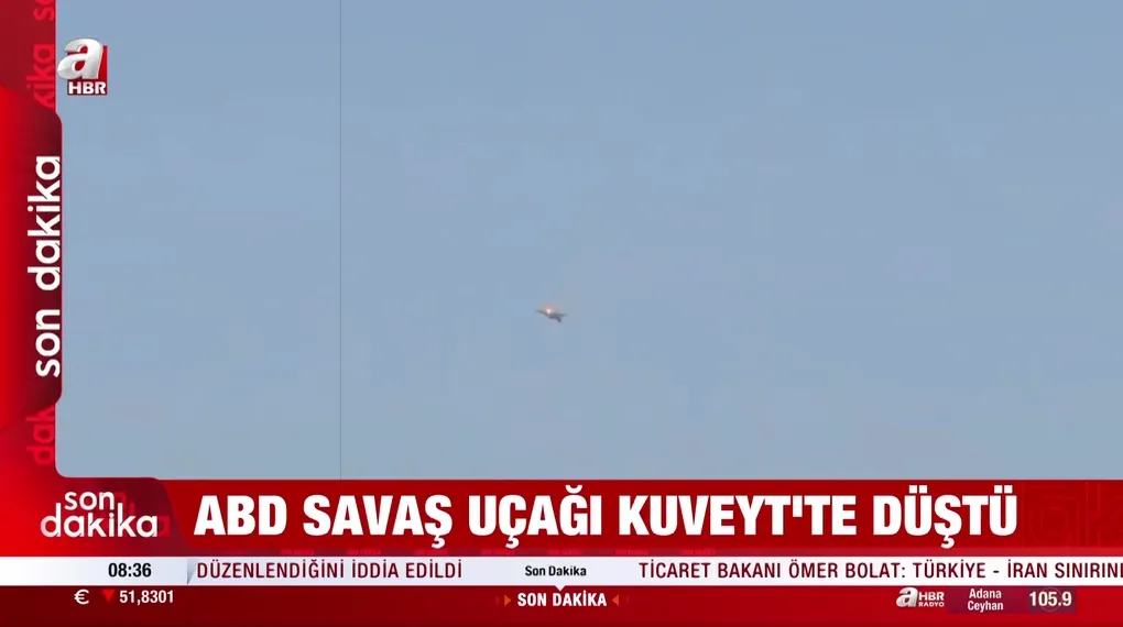 Kuveyt’te ABD’ye ait F-15 savaş uçağı düştü