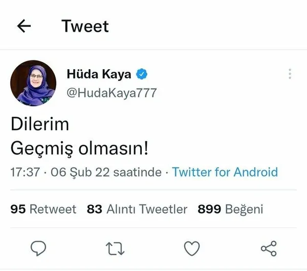 1644165037066.jpeg HDP'li Hüda Kaya'dan Kovid-19 testi pozitif çıkan Başkan Erdoğan için nefret dolu paylaşım - 1