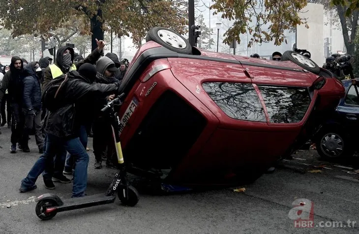 Sarı yelekliler yine sahnede! Paris meydan savaşı