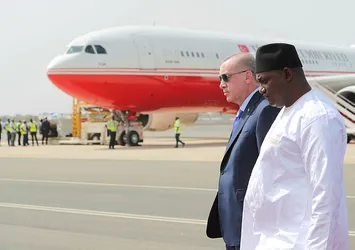 Başkan Erdoğan Gambiya'dan ayrıldı