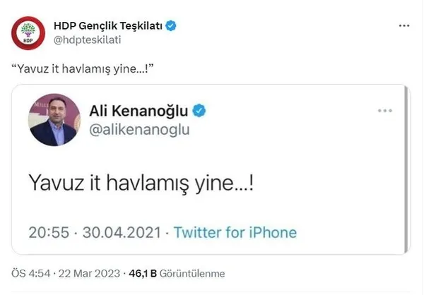 Yavuz Ağıralioğlu’nun sözleri sonrası ortalık yangın yeri! HDPKK’dan seviyesiz ’it’ çıkışı! Muharrem İnce ve Gürsel Tekin de tartışmaya dahil oldu