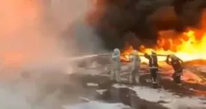 Rusya Odessa’da akaryakıt deposunu vurdu