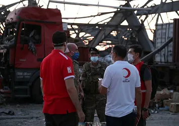 Türk Kızılay'ı Beyrut için harekete geçti