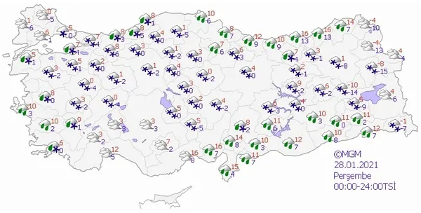 İstanbul’da kar yağışı başladı! İstanbul’a öğle saatlerinden sonrası için flaş kar uyarısı