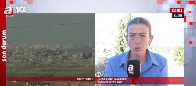 İsrail Gazze katliamında 34. gün! A Haber savaş bölgesinde