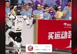 ROBOTLARLA YARIŞTILAR
