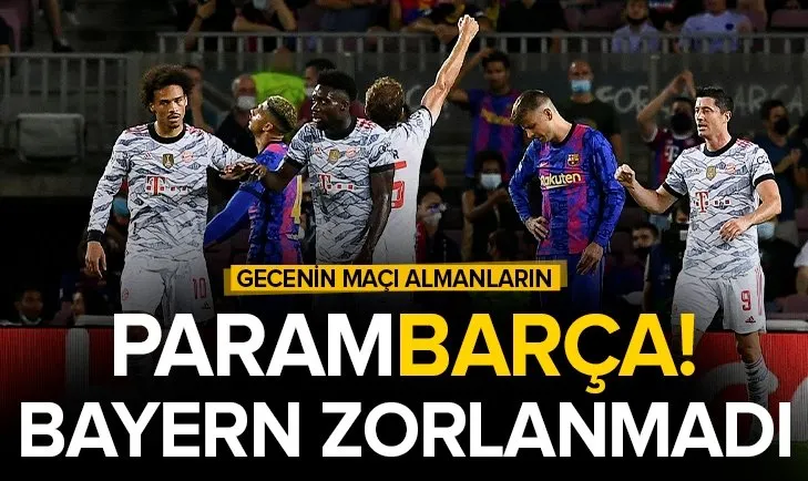 Barcelona evinde paramparça! Barcelona 0-3 Bayern Münih MAÇ SONUCU-ÖZET