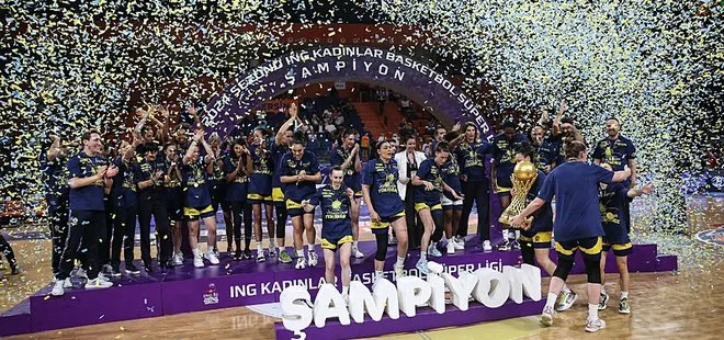 Kadınlar Basketbol Süper Ligi’nde şampiyon Fenerbahçe!
