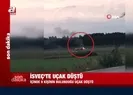 İsveçte yolcu uçağı düştü! Çok sayıda ölü var