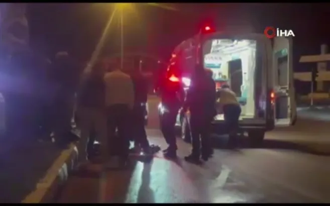 Motosiklet kazasında sürücü yaralandı