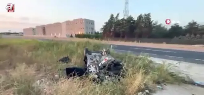 Tekirdağ'da otomobil takla attı: 2 ölü