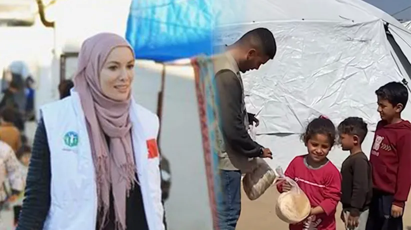 Gamze Özçelik'ten hayat kurtaran adım! Gazze'de ekmek fırını kurdu