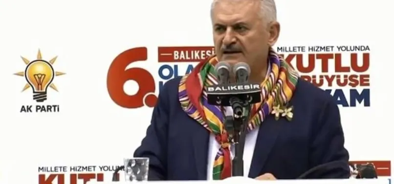 Başbakan Yıldırım Balıkesir'de konuştu
