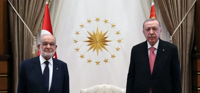 Başkan Erdoğan Temel Karamollaoğlu’nu kabul etti