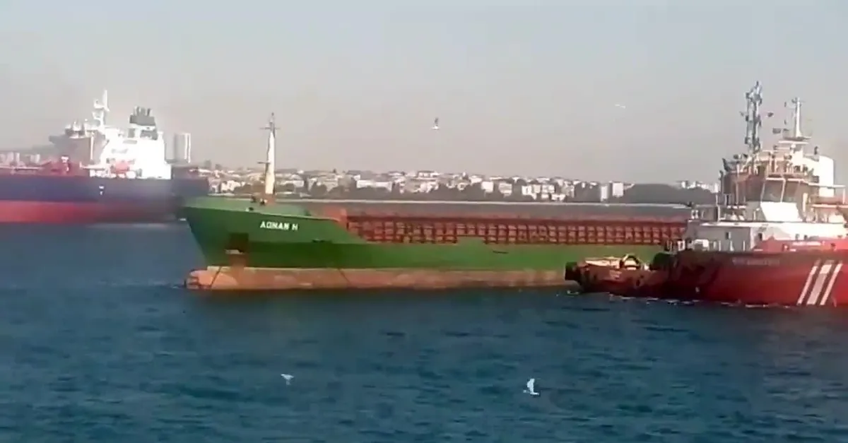 İstanbul Boğazı’nda tehlike! Gemi arıza yaptı