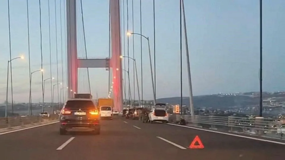 Osmangazi Köprüsü’nde garip anlar! Çok sayıda aracın aynı anda lastiği patladı! Nedeni belli oldu...