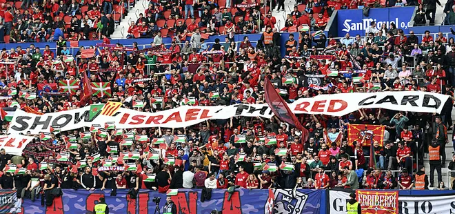 Dünya futbolunda taraftarlar ayaklandı: Gazze’ye tam destek İsrail’e kırmızı kart
