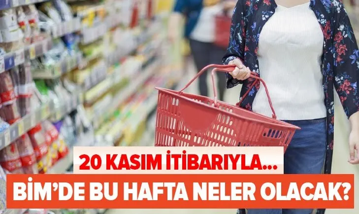 BİM'de yarın neler indirimli olacak? 20 Kasım 2020 Cuma BİM aktüel ürünler kataloğunda hangi ürünler var?