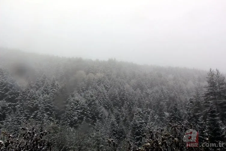 Kocaeli ve Bolu'nun yüksek kesimlerine ilk kar düştü 16