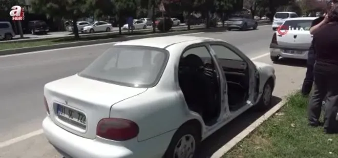 Adana'da gazetecinin otomobilinin kapıları çalındı: O anlar kamerada
