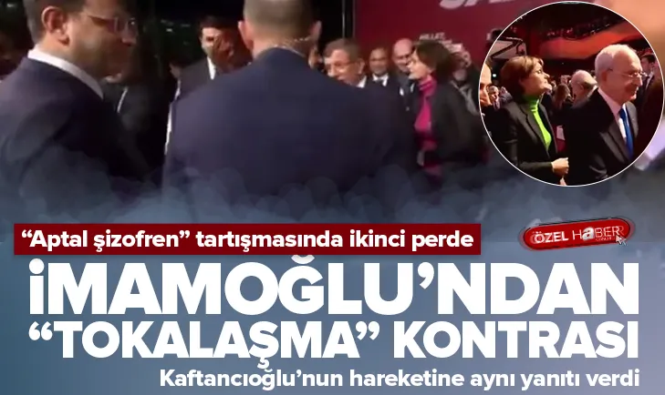 Kaftancıoğlu’na tokalaşma kontrası!