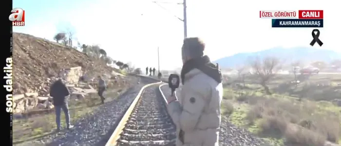 Deprem tren raylarını ne hale getirdi? A Haber’de ürküten görüntüler