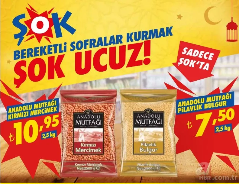 Şok aktüel ürünler kataloğu 1-7 Mayıs ve A101 aktüel ürünler kataloğu 27 Nisan - 3 Mayıs ile dev gıda indirimleri! 2