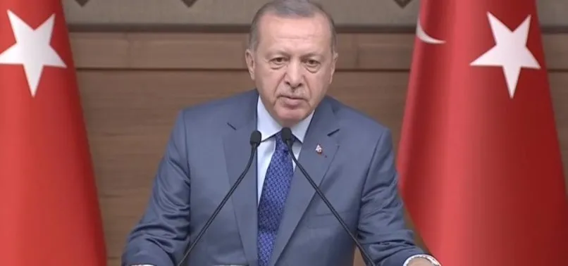 Baskan Erdogan Kaymakamlik Kursu Kura Toreninde Konusuyor