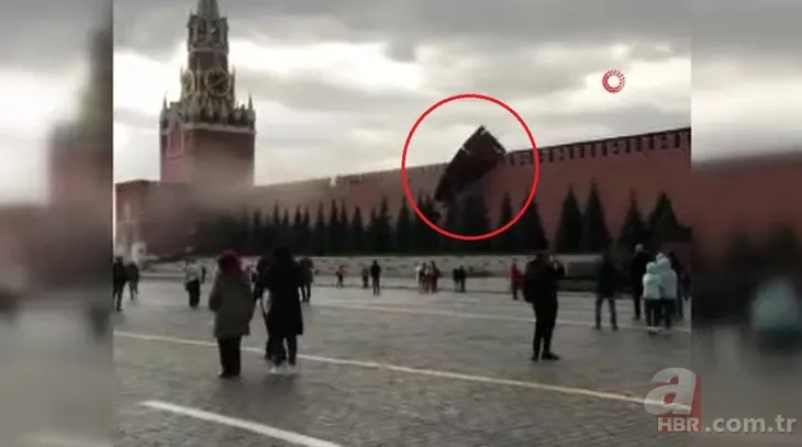 Son dakika: Rusya Kızıl Meydan’da korku dolu anlar kamerada!