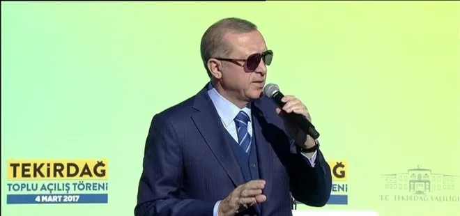Cumhurbaşkanı Erdoğan: Öyle akşam yat sabah kalk olmaz!