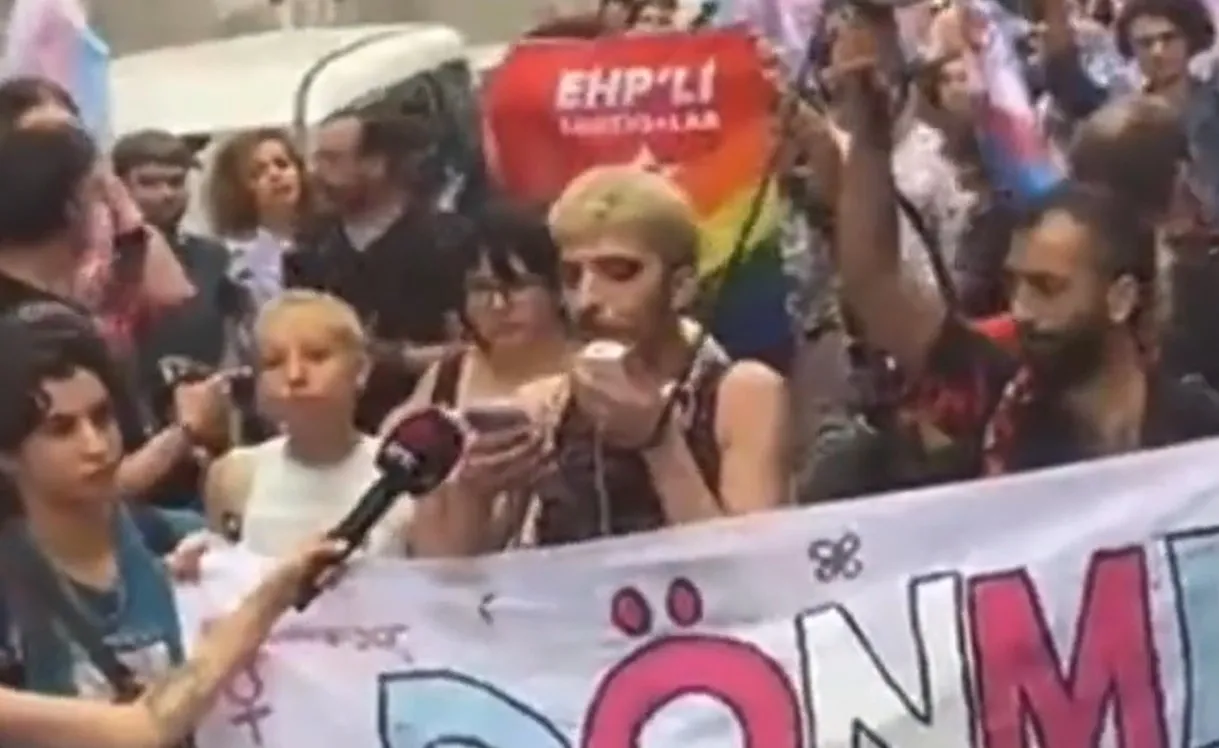 HDP'nin LGBT sapkınlığına sahip çıkma nedeni belli oldu! O slogana polis anında müdahale etti: Kürdistan vardır labunyalar vardır