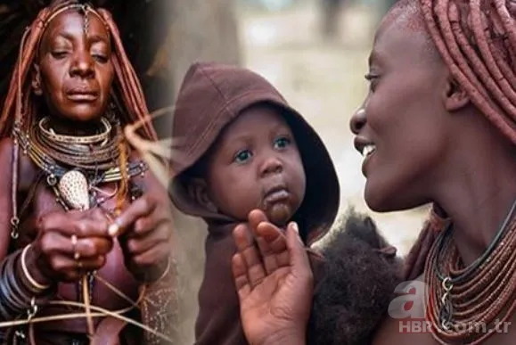 Dünyanın en ilginç kabilesi! Himba kabilesinin kadınları hamile kalmak için... 1