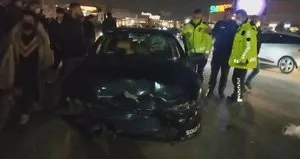 5 kilometrelik takip kazayla bitti